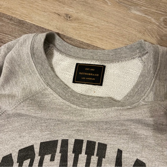 Free People Original Retro Brand Classic Crew Sweatshirt - Picture 3 of 4